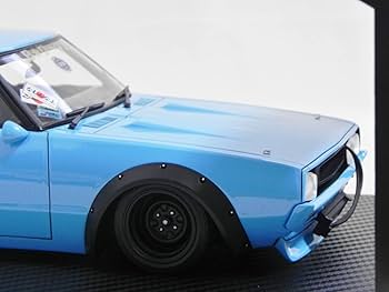 イグニッションモデル LB WORKS Kenmary 2Door Blue イグニッションモデル 1/18 LB-WORKS ケンメリ 2Dr ライトブルー